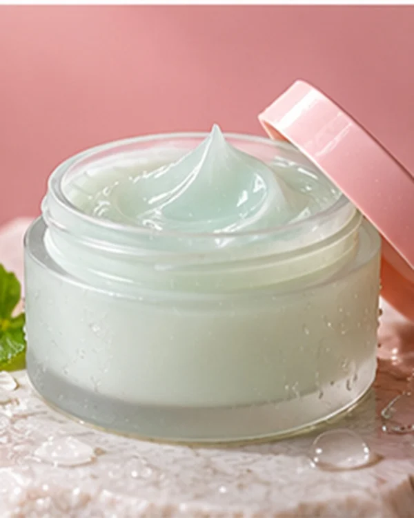 Green tea water gel